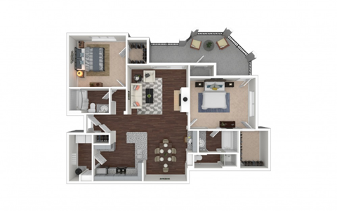 B8 Floor Plan at Preserve at Rolling Oaks, Austin, TX